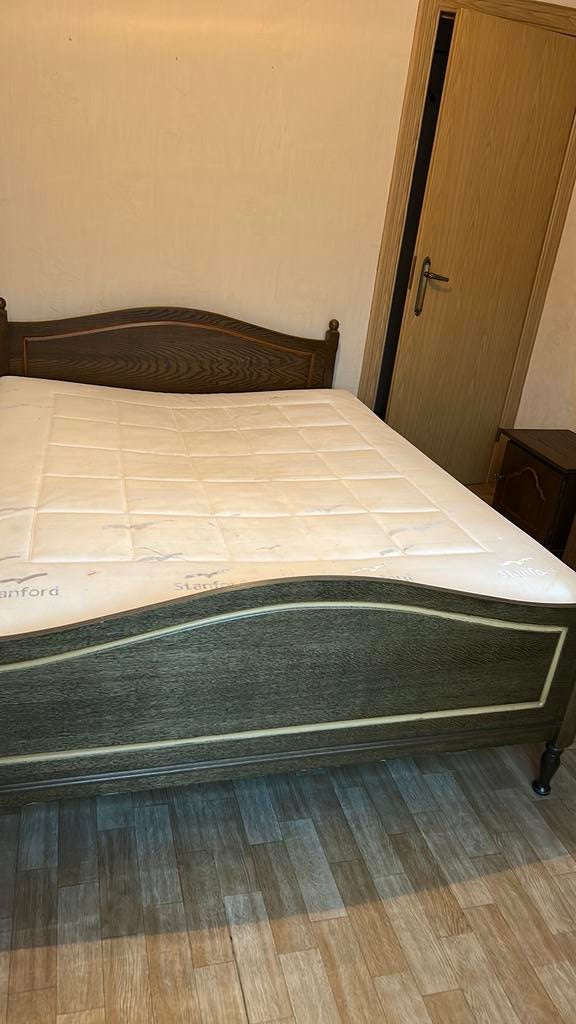 Slaapkamer met dubbel bed, Ophalen, Zo goed als nieuw