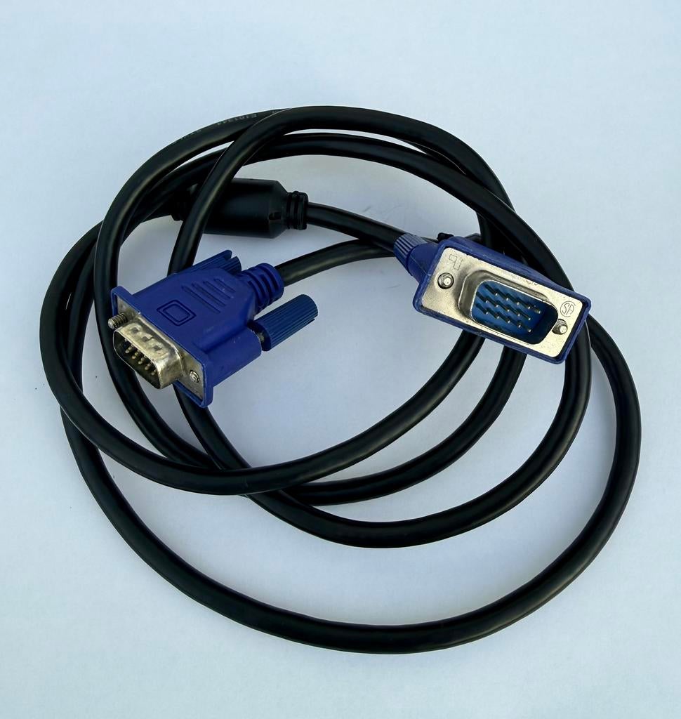 Câble de moniteur Écran VGA (bleu), Enlèvement, Comme neuf