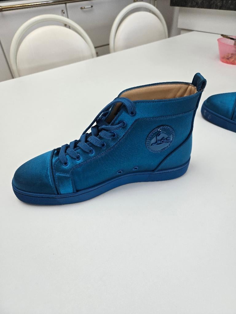 Te koop louboutin schoenen maat 43, Kleding | Heren, Blauw, Ophalen of Verzenden, Zo goed als nieuw, Sneakers