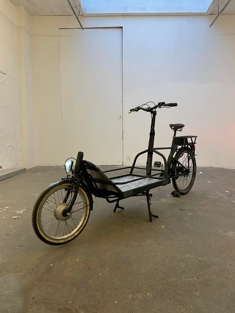 Elektrische bakfiets, Fietsen en Brommers, Fietsen | Tandems, Ophalen, Zo goed als nieuw