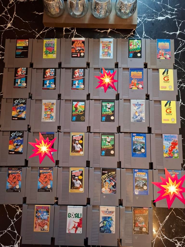31 Nintendo Nes-spellen!, Games en Spelcomputers, Games | Nintendo NES, Ophalen of Verzenden