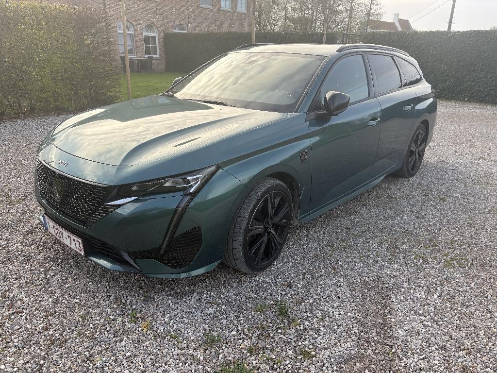 wagen, Auto's, Peugeot, Automaat, Stof, Zwart, Break