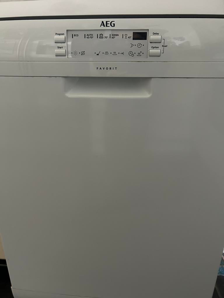 Lave-vaisselle autoportant AEG, Electroménager, Lave-vaisselle, Classe énergétique A ou plus économe, 85 à 90 cm, Comme neuf, Enlèvement