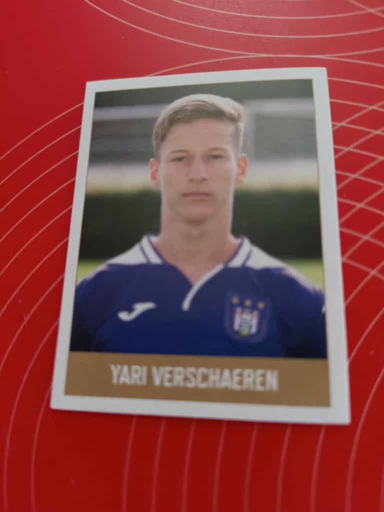 Sticker Verschaeren Anderlecht 2019/20 Pro LEAGUE, Enlèvement ou Envoi, Autocollant