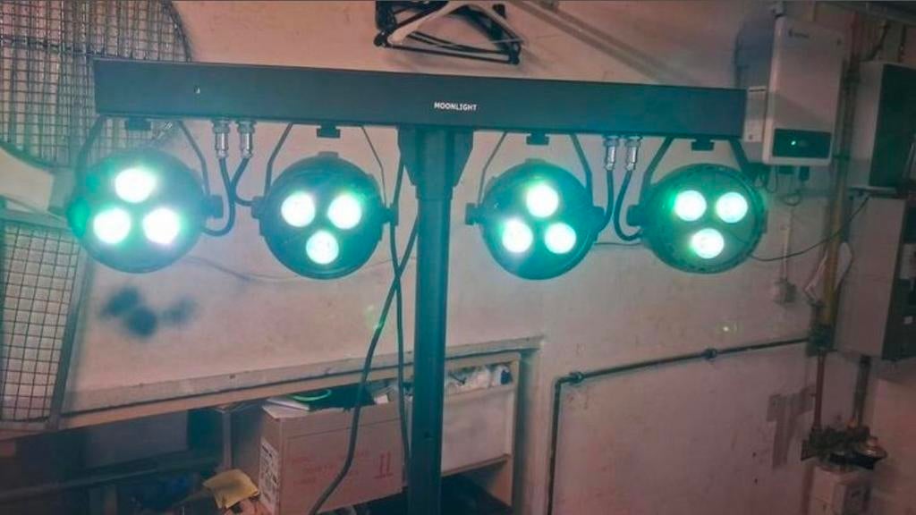 Par led bar, Ophalen