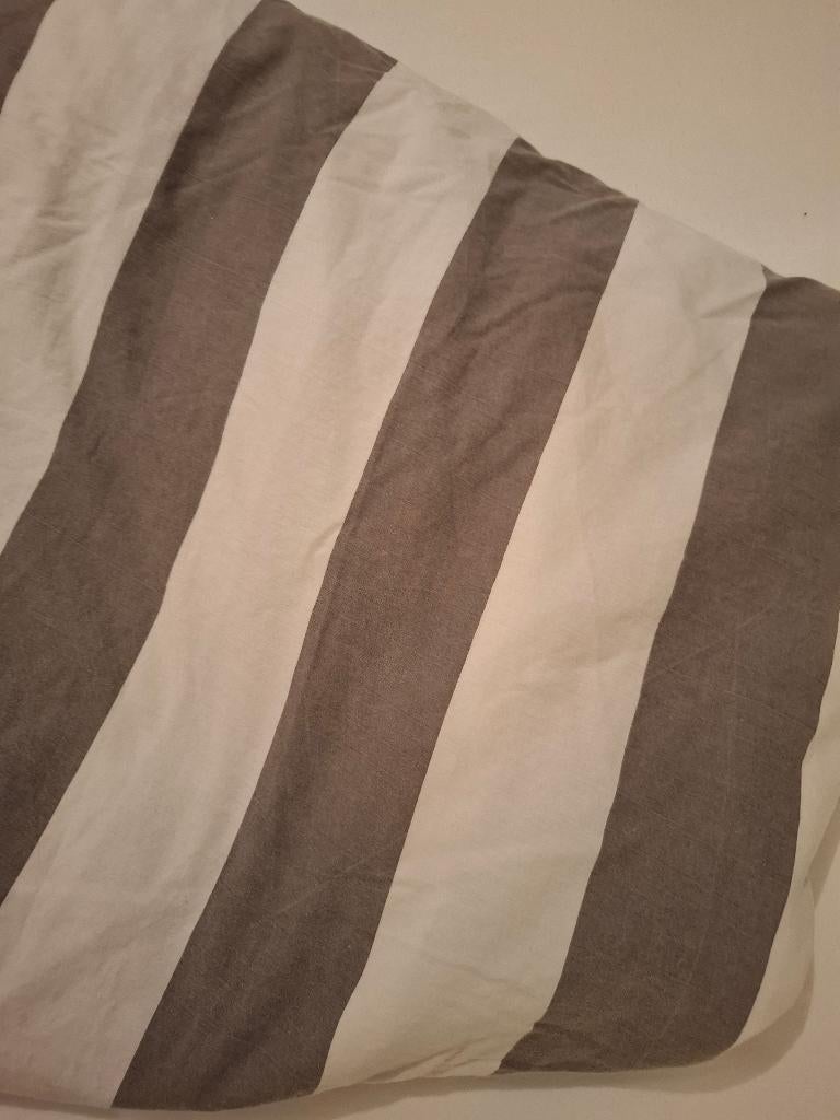 Donsovertrek gestreept Cinderella, Wit, Dekbedovertrek, Tweepersoons, Ophalen of Verzenden