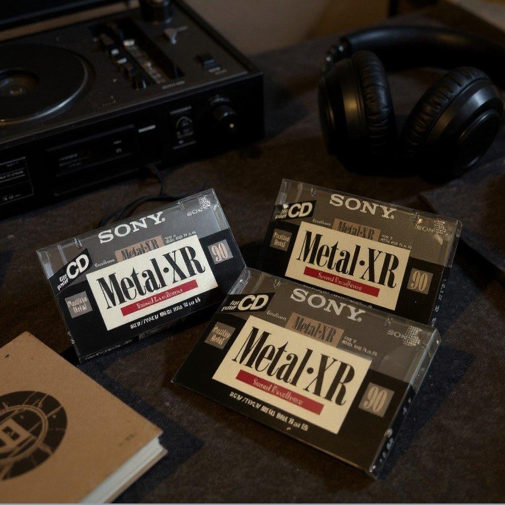 6 Sony Metal XR 90 Type IV Metal Cassette NIEUW SEALED (NOS), Alle leeftijden, Ophalen of Verzenden, Nieuw in verpakking, Muziek en Concerten