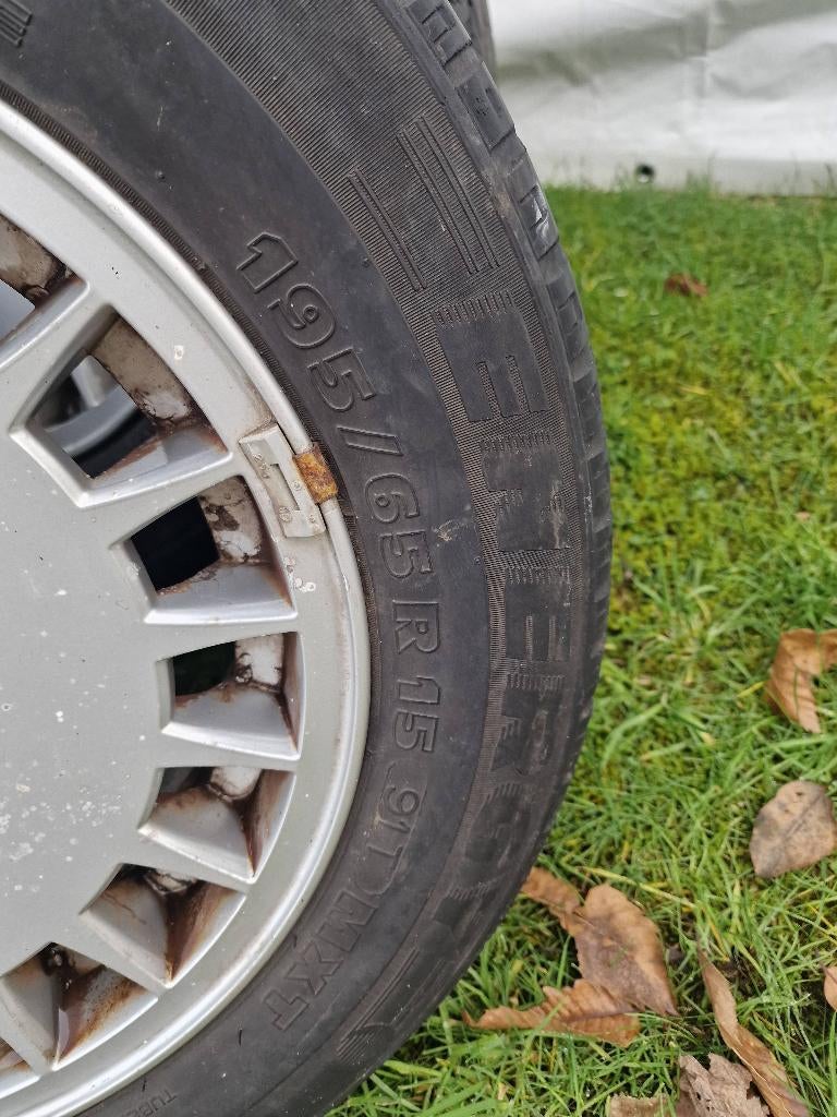 Alu velgen met zomer banden VOLVO, Auto-onderdelen, Banden en Velgen, Ophalen, Gebruikt, 15 inch, Band(en)