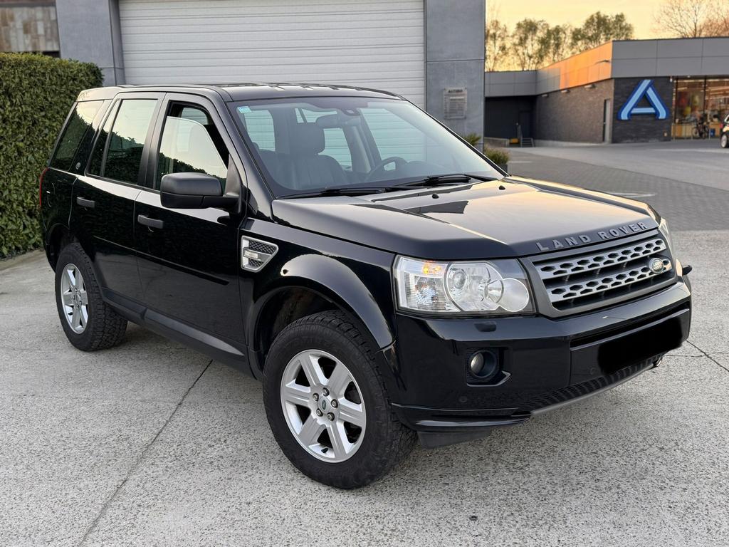 Land Rover Freelander Lichtvracht Gekeurd Vvk✅ EURO5 4x4, Auto's, Zwart, Zwart, Leder, Bedrijf