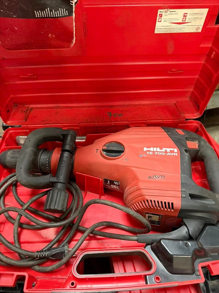 Hilti te 700 avr breekhammer, Doe-het-zelf en Bouw, Gereedschap | Boormachines, Ophalen, Zo goed als nieuw