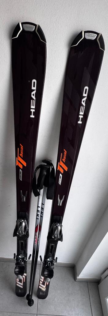 Ski’s Head 170 + Leki sticks, Sports & Fitness, 160 à 180 cm, Carving, Skis, Enlèvement