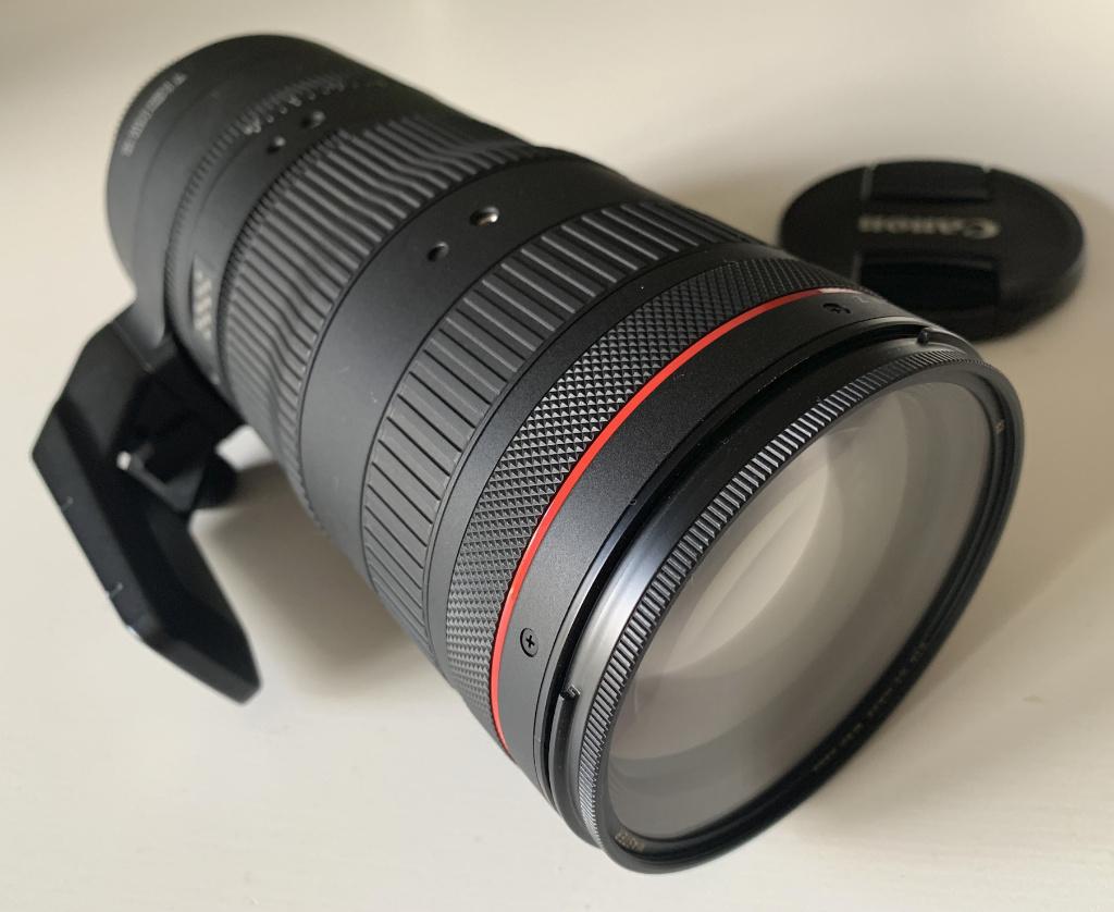 Canon RF 70-200mm F/2.8L IS USM Z-zoom zwart, perfecte staat, Audio, Tv en Foto, Ophalen of Verzenden, Zo goed als nieuw, Telelens