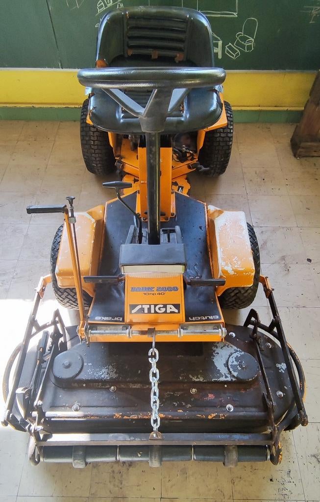 Tracteurs de pelouse Stiga Park 2000, Enlèvement