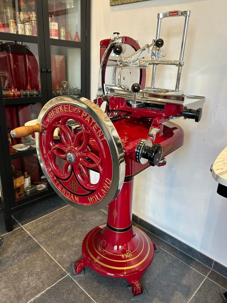 Prachtige oude snijmachine berkel rood gerestaureerd, Antiek en Kunst, Ophalen