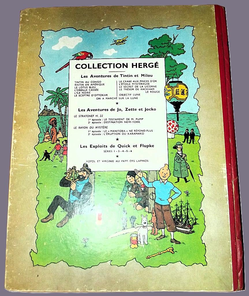 tintin Objectif Lune, Une BD, Enlèvement ou Envoi, Utilisé, HERGE