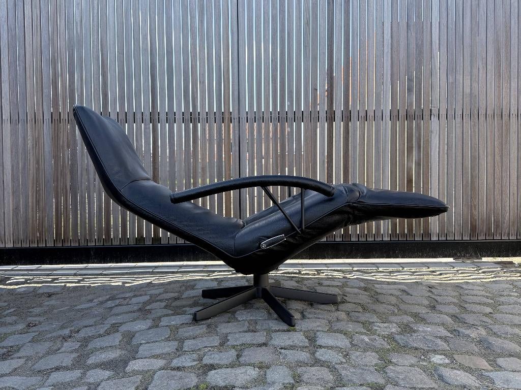JORI Pilot mono-move relax in volledig zwart uitvoering, Huis en Inrichting, Fauteuils, 75 tot 100 cm, Ophalen of Verzenden, Zo goed als nieuw