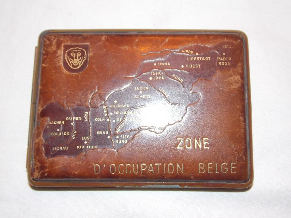 Porte-cigarettes Belgian Zone, Enlèvement ou Envoi, Armée de terre, Autres types