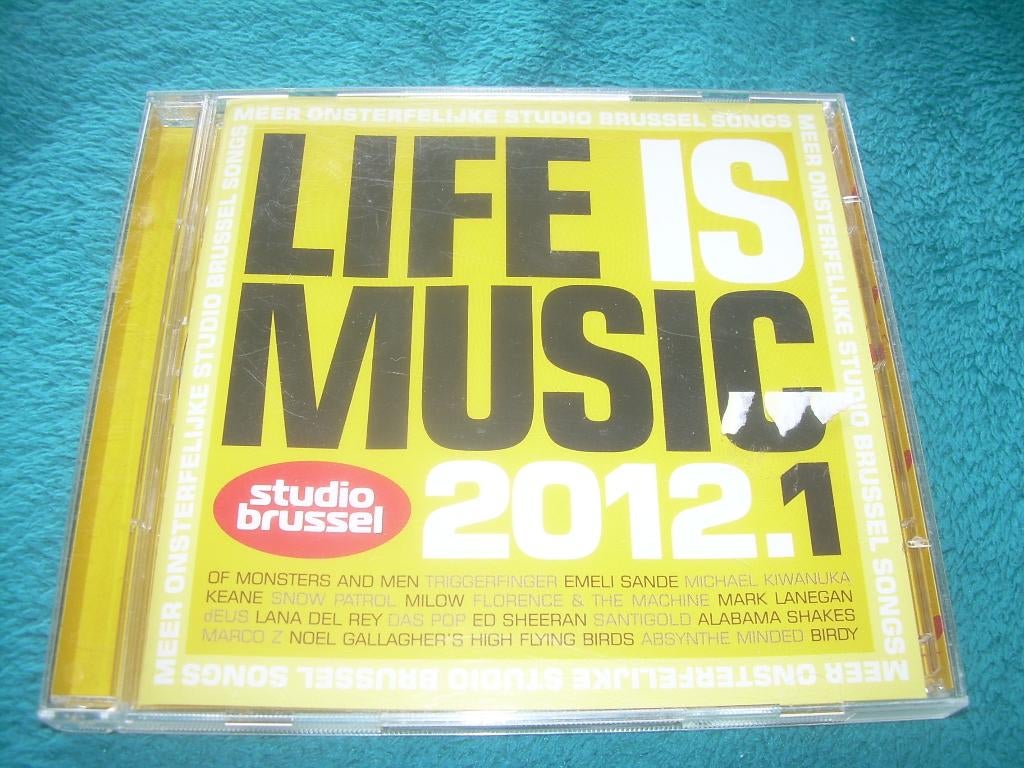 2 CD S - STUDIO BRUSSEL - LIFE IS MUSIC - 2012 .1, Ophalen of Verzenden, Zo goed als nieuw, Pop