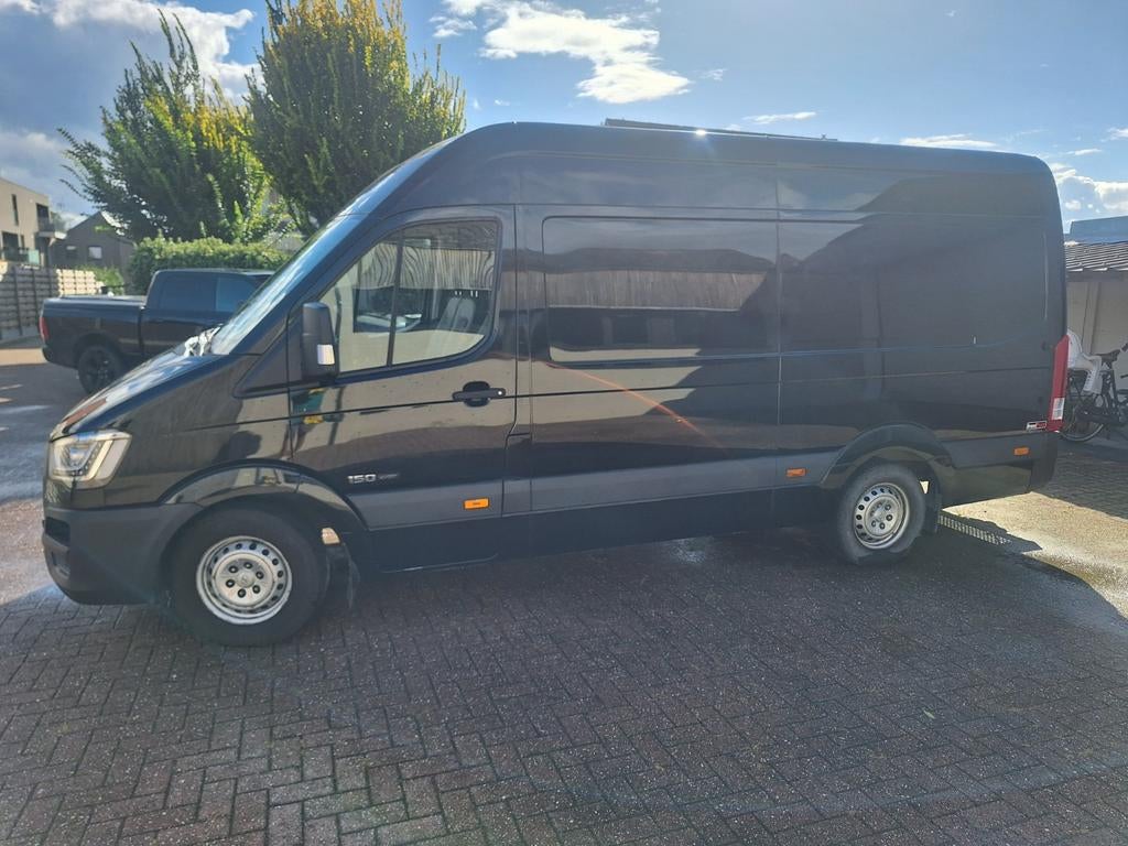 Hyundai H350  150 pk, Auto's, Bestelwagens en Lichte vracht, Stof, 110 kW, Zwart, Grijs