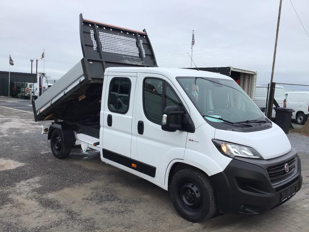 fiat ducato kipper/dubbel/cabine 7plaatsen  2021 17950e ex, Achat, Entreprise, 7 places, Boîte manuelle