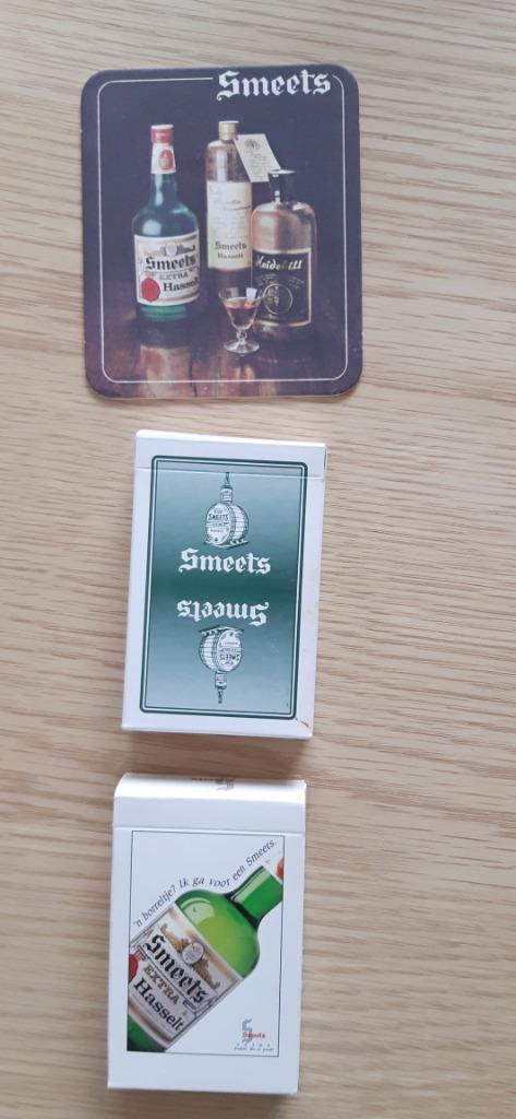 2 Jeux de cartes Smeets + Extra Smeets Hasselt  +tapis bière, Collections, Marques & Objets publicitaires, Neuf, Ustensile, Enlèvement ou Envoi
