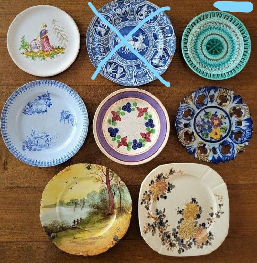 12 assiettes de collection, Antiquités & Art, Enlèvement ou Envoi