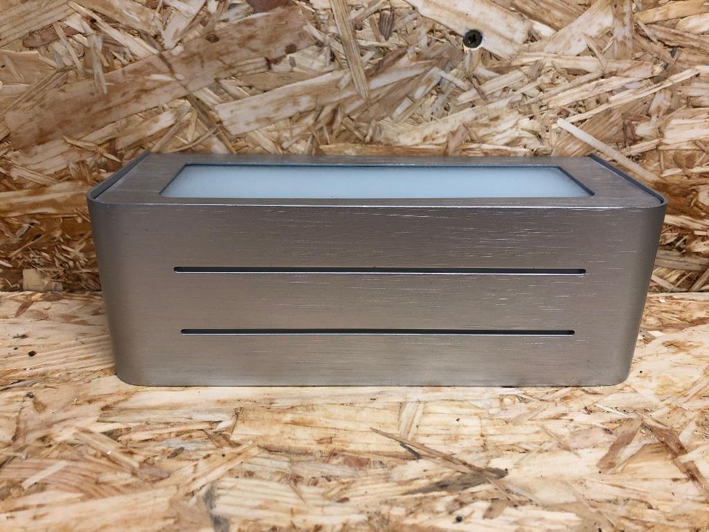 2 appliques murales intérieur Philips aluminium brossé, Maison & Meubles, Lampes | Appliques, Enlèvement ou Envoi, Comme neuf