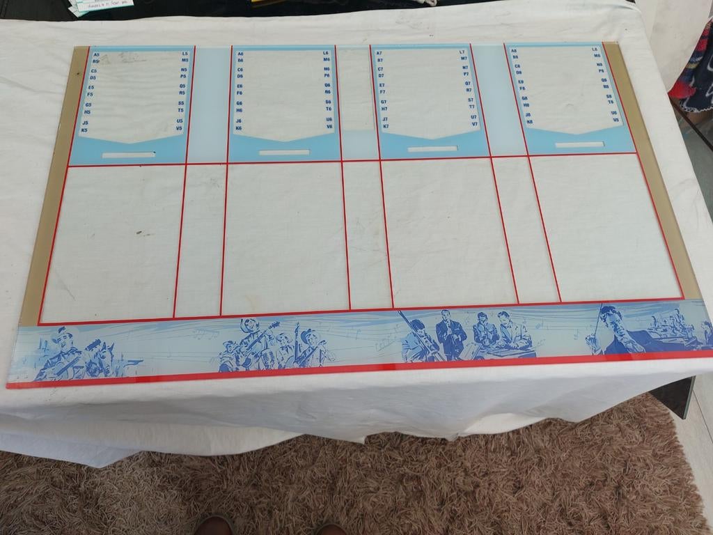 Nieuwe set ruiten voor seeburg q, Ophalen of Verzenden