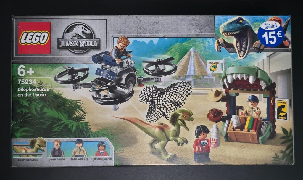 LEGO est le "Dilophosaure en liberté référence 75934, Kinderen en Baby's, Speelgoed | Duplo en Lego, Nieuw, Lego, Complete set