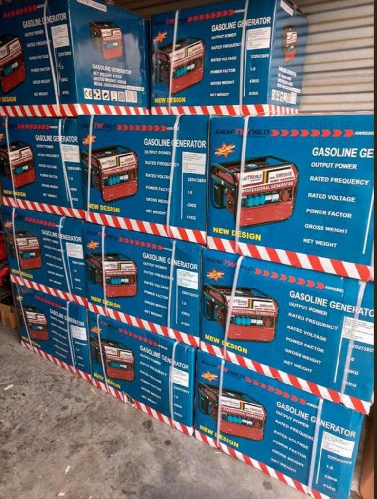 Différents modèles de nouveaux groupes électrogènes à essenc