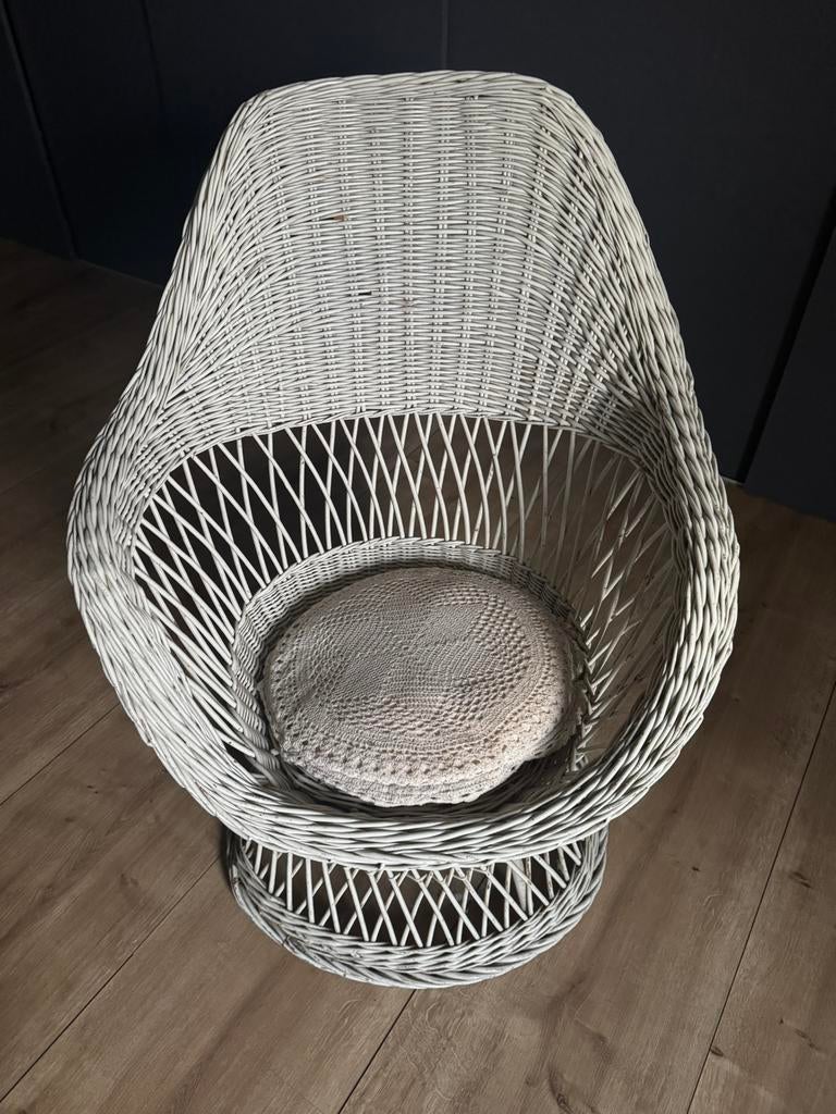 Mooie rieten zetelstoel!, Ophalen, Zo goed als nieuw