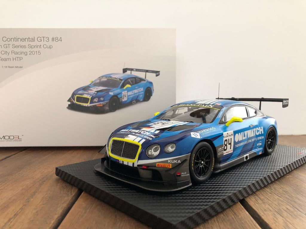 TSM Bentley Continental GT3 #84 Blancpain GT Series 2015, Hobby en Vrije tijd, Ophalen of Verzenden, Zo goed als nieuw, Auto, Overige merken