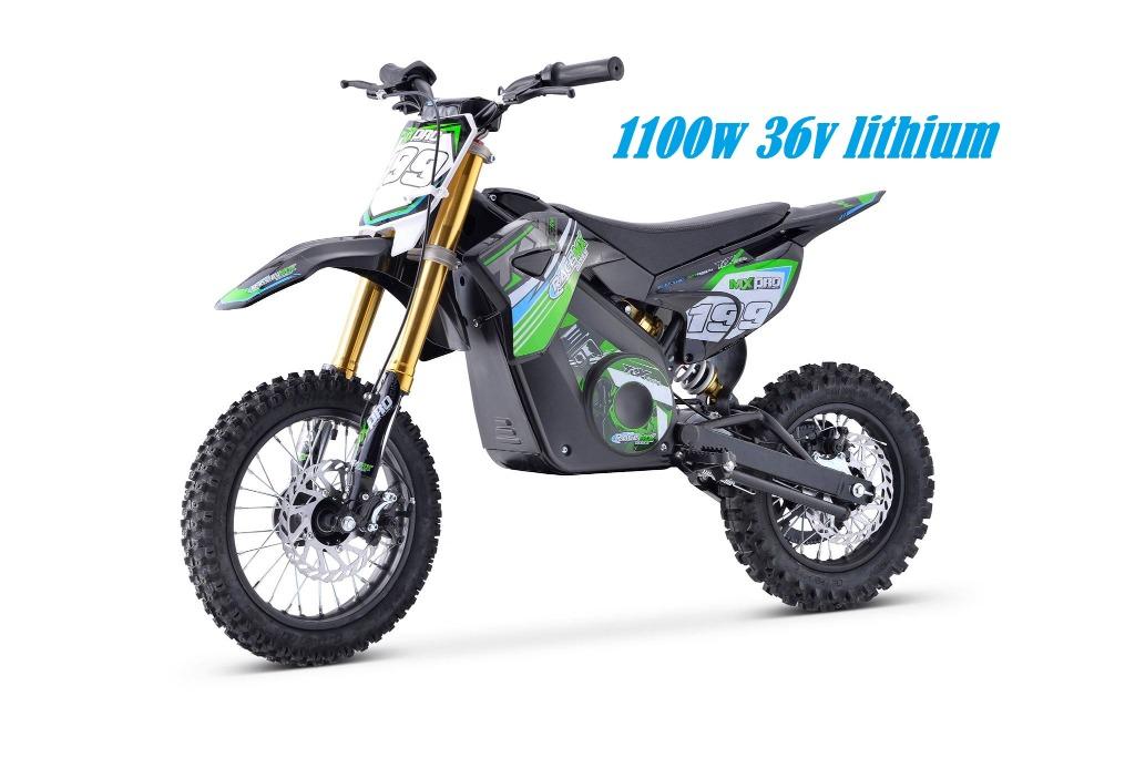 Moto enfant Top Motor 1100W 36V LITHIUM, Vélos & Vélomoteurs, Enlèvement, Neuf, Dirt Bike, Top Motor