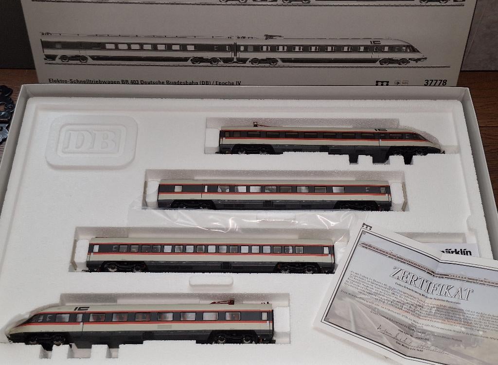 Märklin HO 37778 IC trein van de DB, Hobby & Loisirs créatifs, Enlèvement ou Envoi, Comme neuf, Set de Trains, Märklin