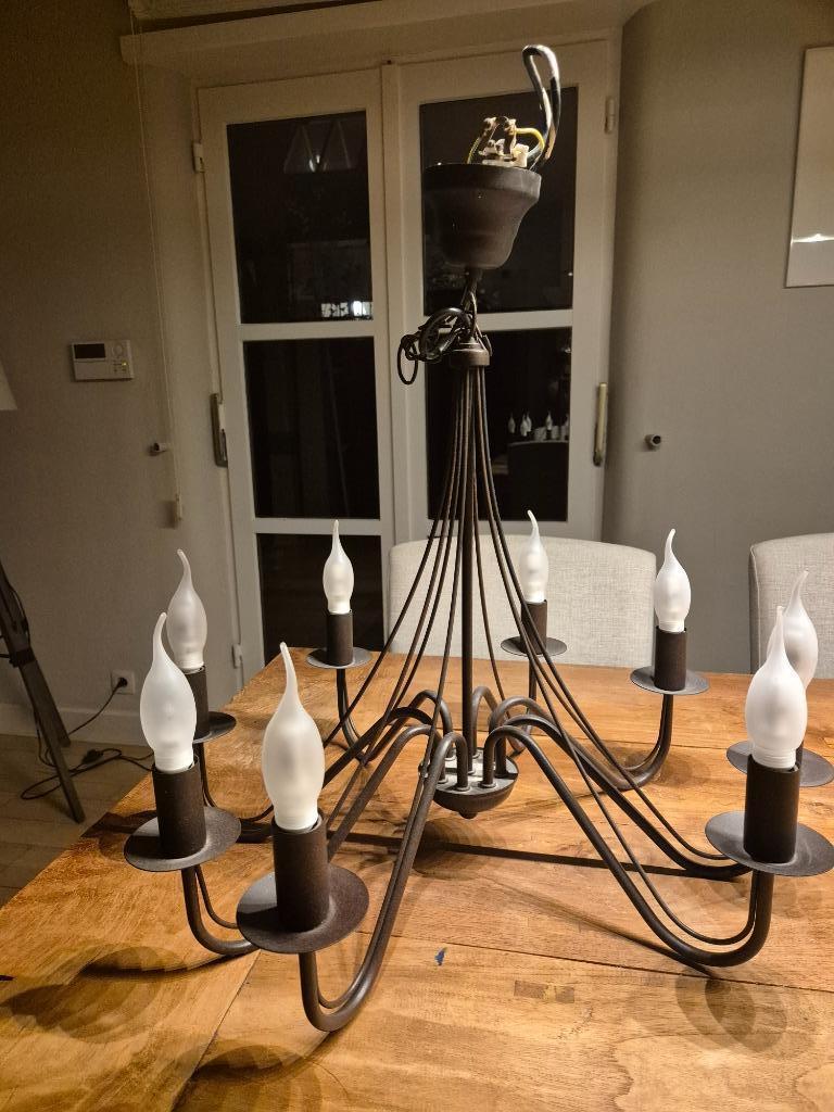 luster kroonluchter landelijke stijl, Ophalen, Gebruikt, Overige materialen, Landelijk