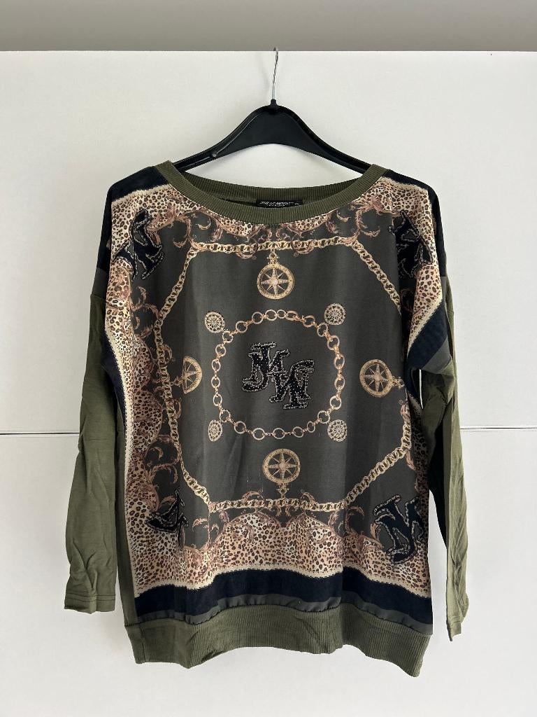 Julie Mode kaki pull met print, Vêtements | Femmes, Enlèvement ou Envoi, Comme neuf, Vert, Taille 46/48 (XL) ou plus grande