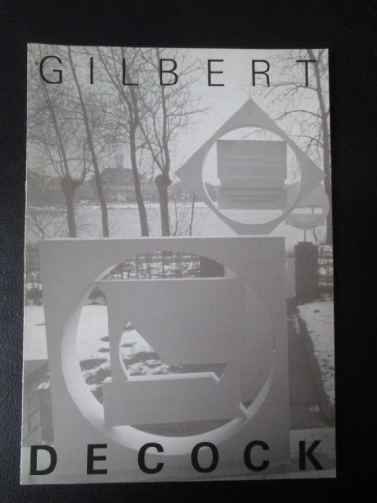 Monografie Gilbert Decock 1987, Ophalen of Verzenden, Zo goed als nieuw, Vlaamse Museumfonds, Catalogus
