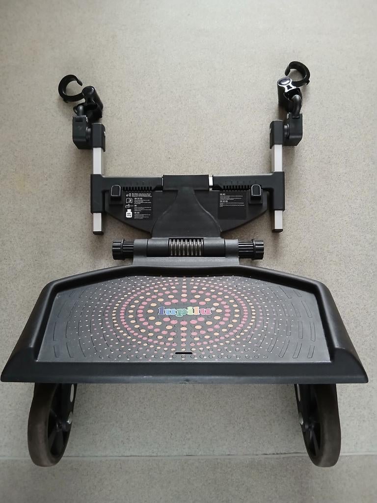 Buggy Board Lupilu kinderwagenbord, Kinderen en Baby's, Zo goed als nieuw, Kinderwagen, Overige merken, Verstelbare duwstang