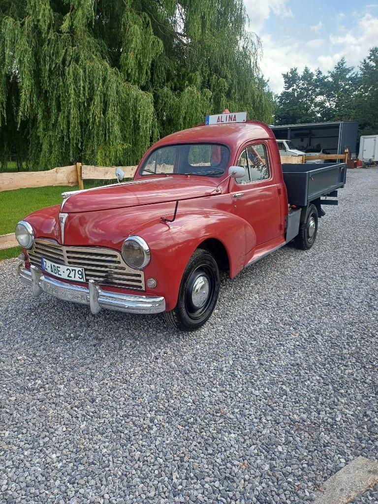 Peugeot 203, Auto's, Oldtimers, Zwart, Zwart, Leder, Handgeschakeld
