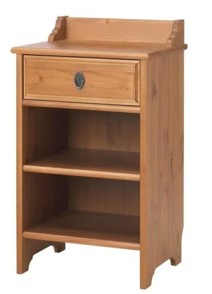 IK ZOEK! WIE HEEFT ZO 1 NACHTKASTJE TE KOOP? LEKSVIK IKEA, Maison & Meubles, Enlèvement, Utilisé