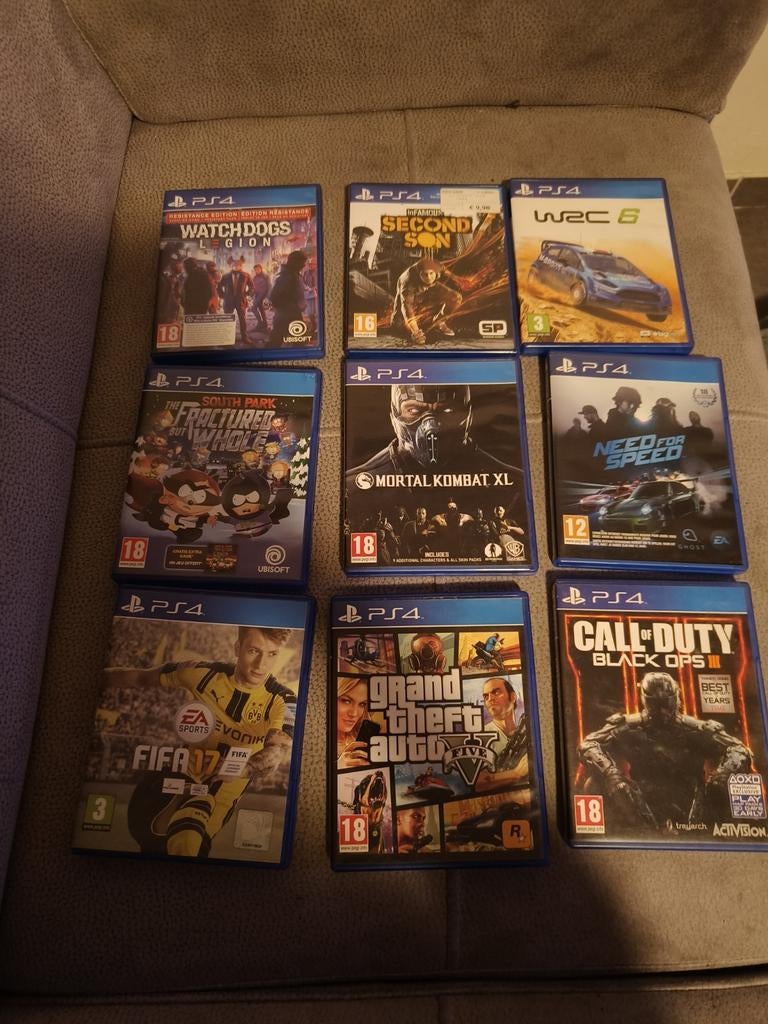 PS4 games, Enlèvement, Utilisé