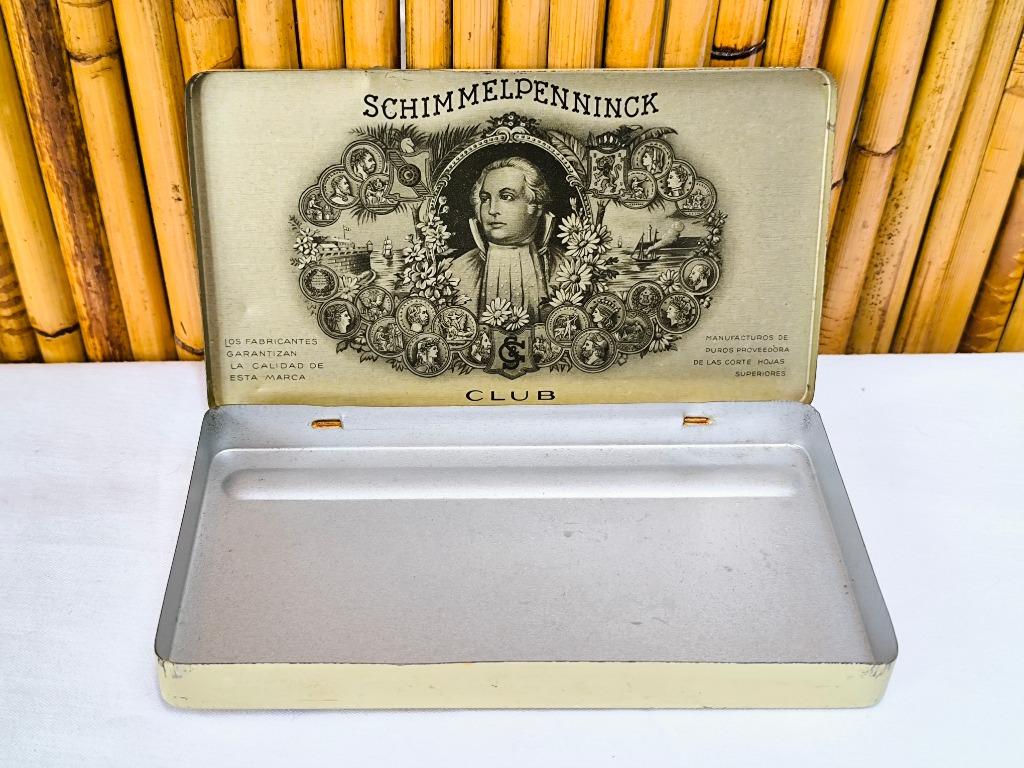 Petite boite en tôle Schimmelpenninck vintage 1950, crème, Collections, Enlèvement ou Envoi, Utilisé, Autre, Autres marques