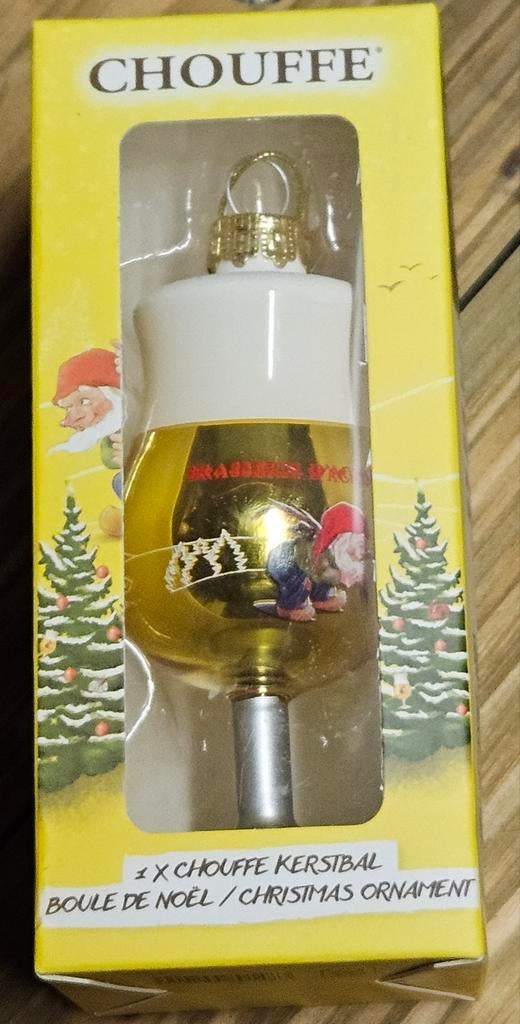 Chouffe kerstbal glas NIEUW
kerstornament, Verzamelen, Ophalen of Verzenden, Zo goed als nieuw