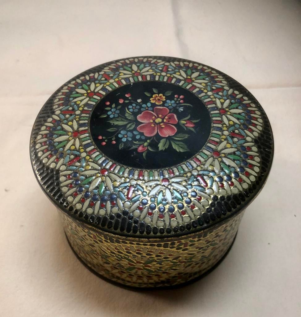 Boîte métal vintage, Ophalen of Verzenden, Gebruikt