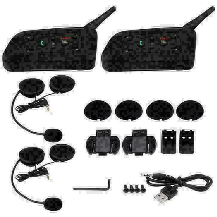 2 stuks Motorheadset intercom bluetooth helm draadloos com, Ophalen, Nieuw