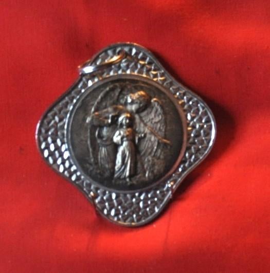 porte cle religieux médaille ange protecteur, Enlèvement ou Envoi