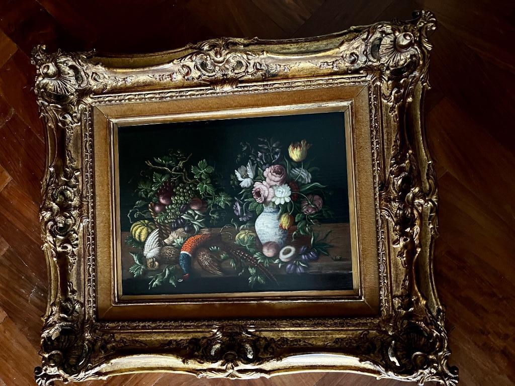 Schilderij stilleven met fazant, Antiek en Kunst, Ophalen