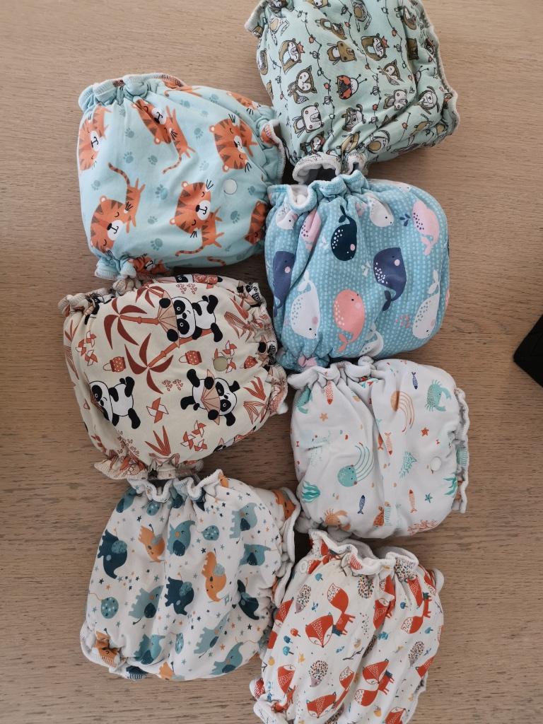 Groot pakket wasbare luiers anavy, popolini, bababoe…, Ophalen, Zo goed als nieuw, Overige typen, Overige merken