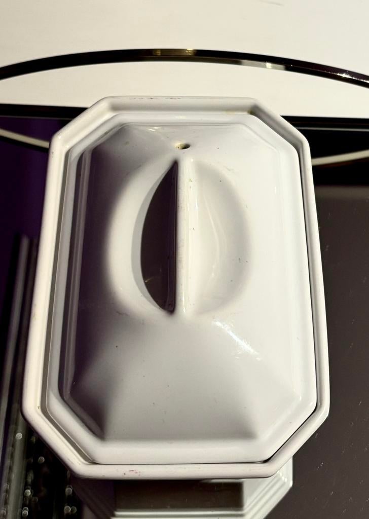 Terrine en porcelaine blanche REVOL vintage, Huis en Inrichting, Keuken | Servies, Ophalen of Verzenden, Zo goed als nieuw, Porselein