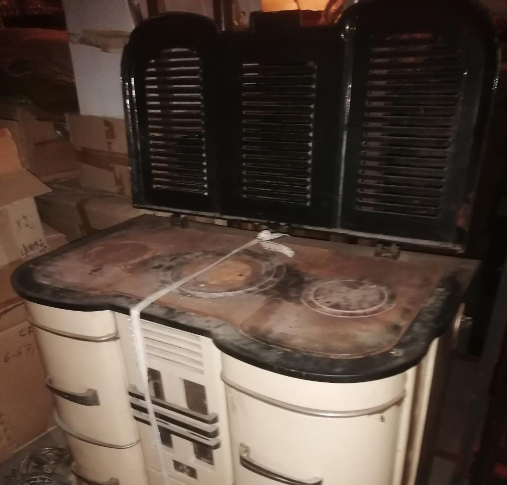 Emaille kookfornuis antiek, Ophalen